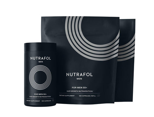Suplementos Nutrafol para el crecimiento del cabello para hombres de más de 50 años, suministro para 3 meses