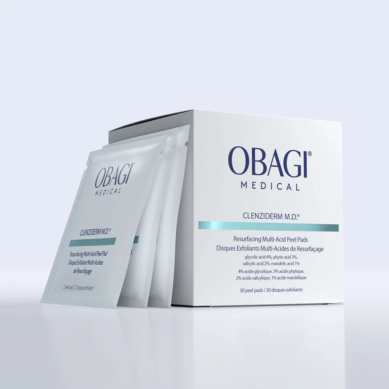 Obagi Clenziderm Resurfacing Multi-Acid Peel Pads 30ct