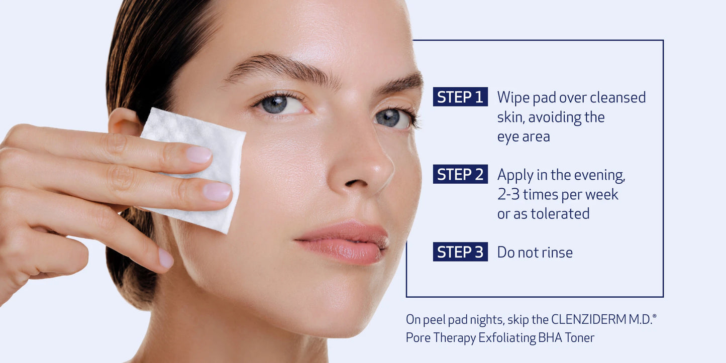 Obagi Clenziderm Resurfacing Multi-Acid Peel Pads 30ct