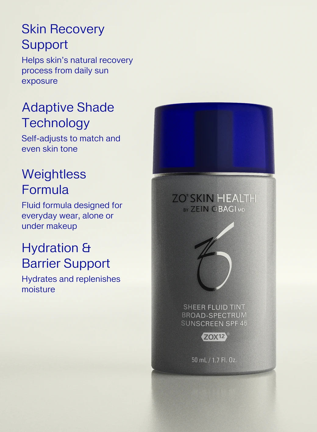 ZO Skin Health Sheer Fluid Tint Broad Spectrum SPF 45