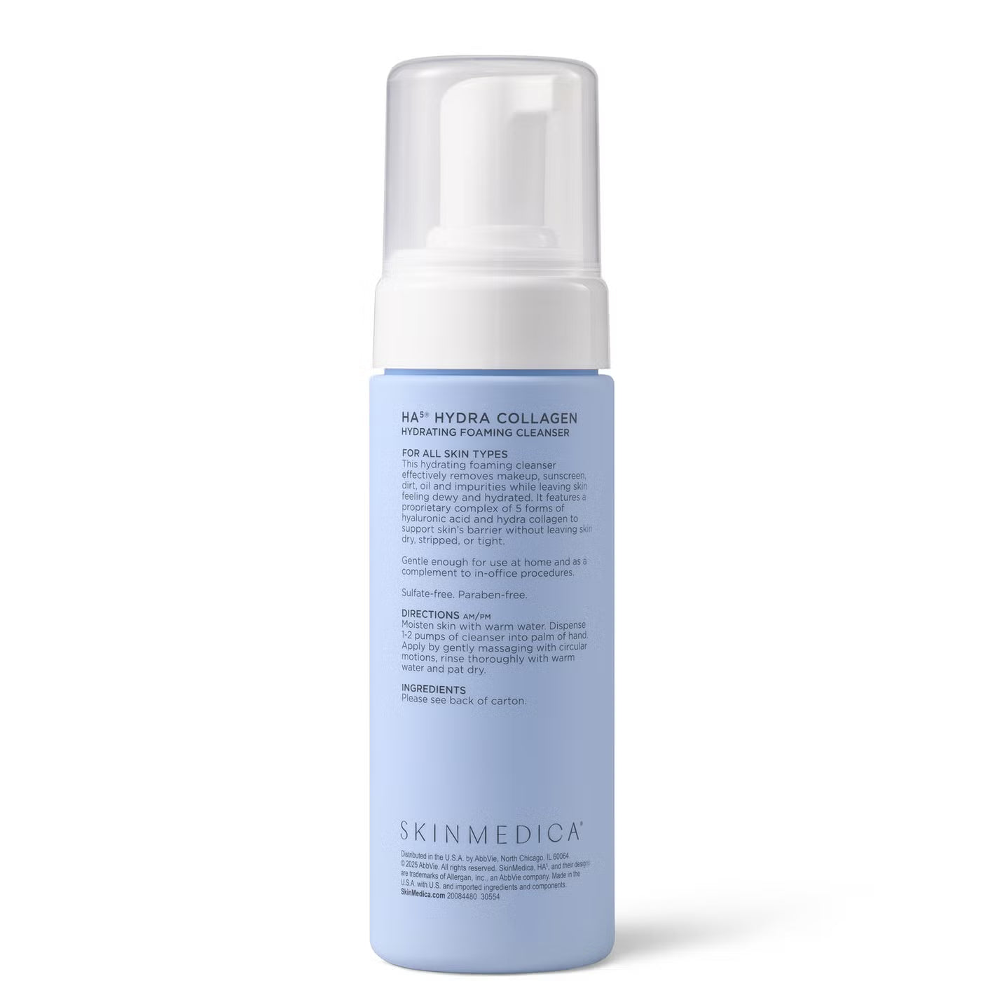 SkinMedica: HA⁵® Hydra Collagen Hydrating Foaming Cleanser with Vegan Collagen